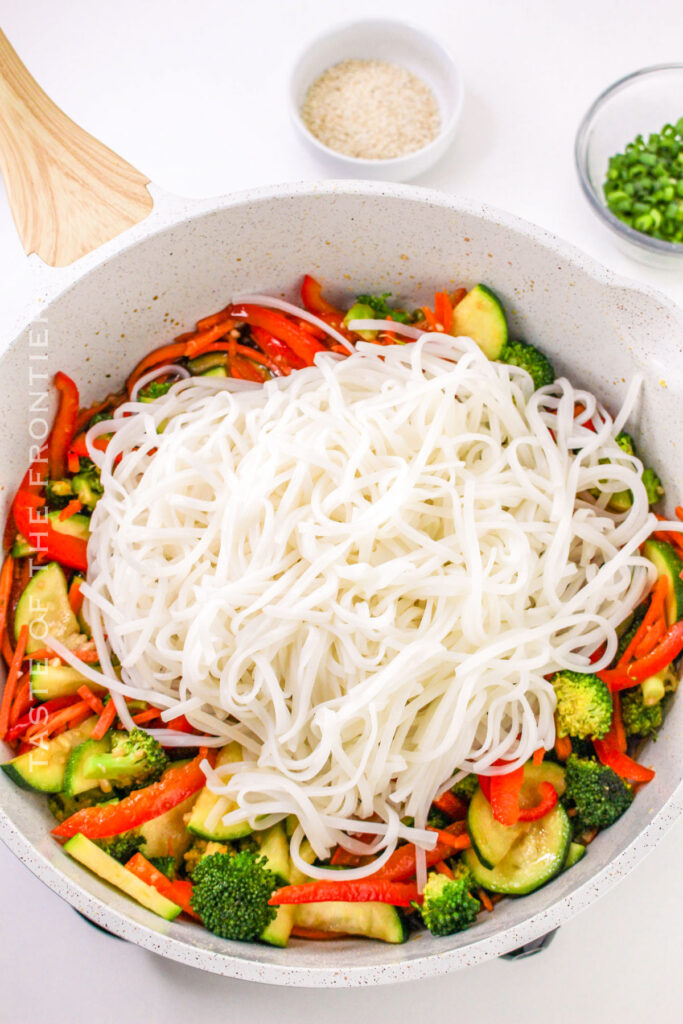 Stir Fry Vegetarian Noodles - Yummi Haus
