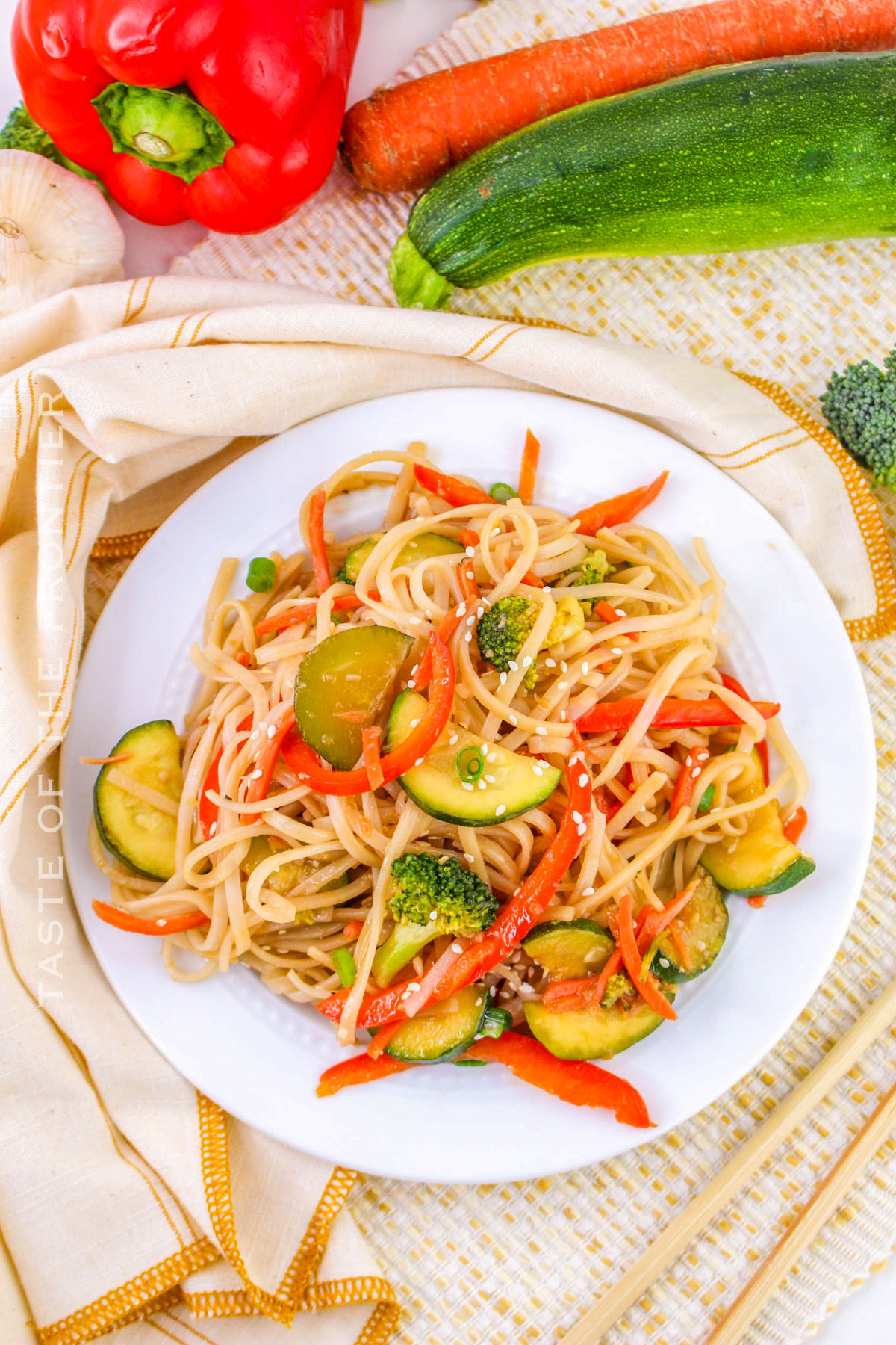 Stir Fry Vegetarian Noodles recipe