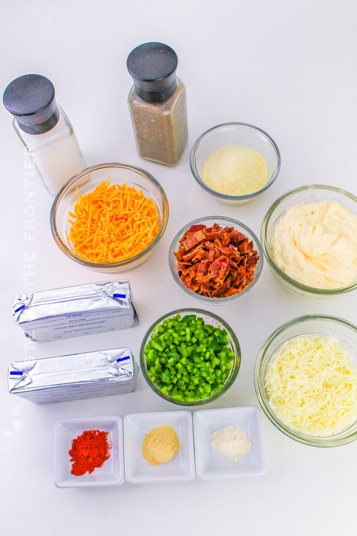 Jalapeno Popper Dip ingredients