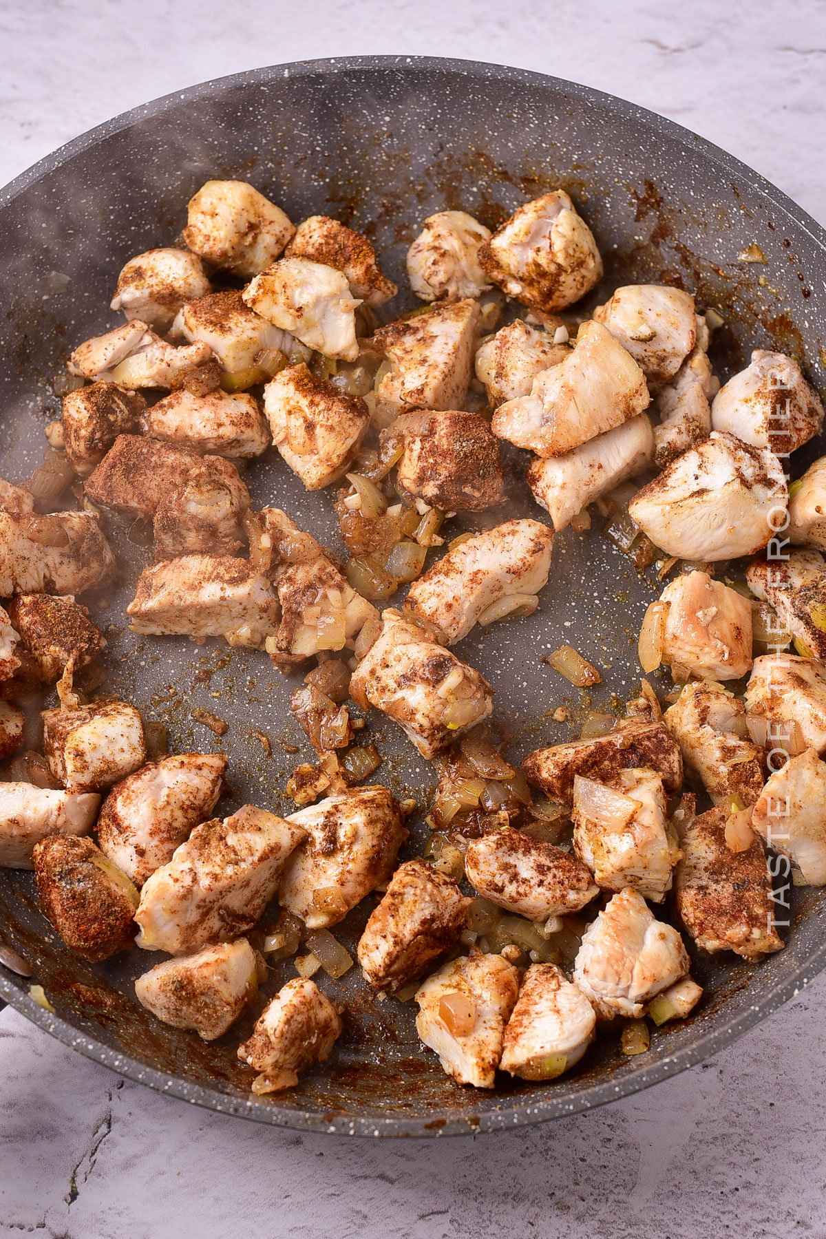 cooking chicken on the stovetop