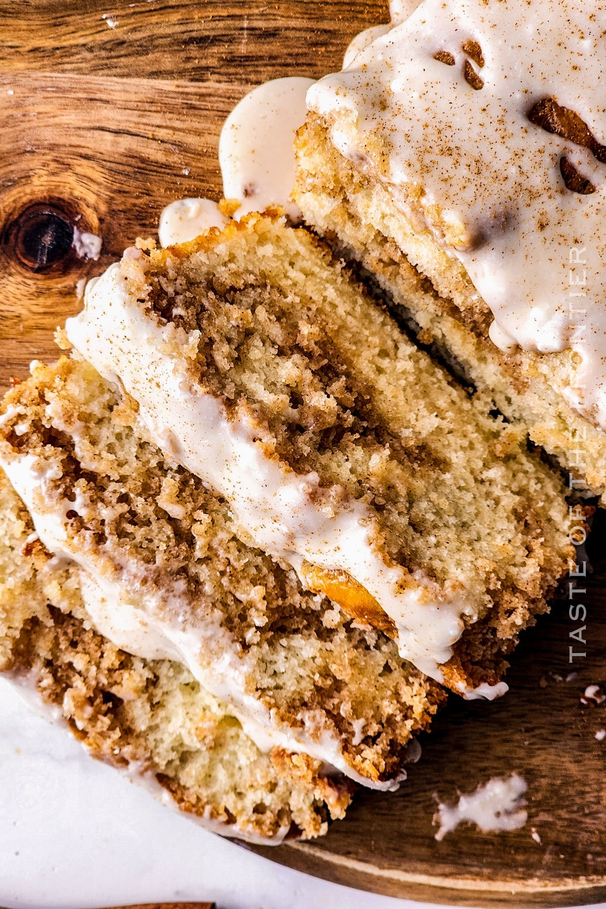 glazed cinnamon bread