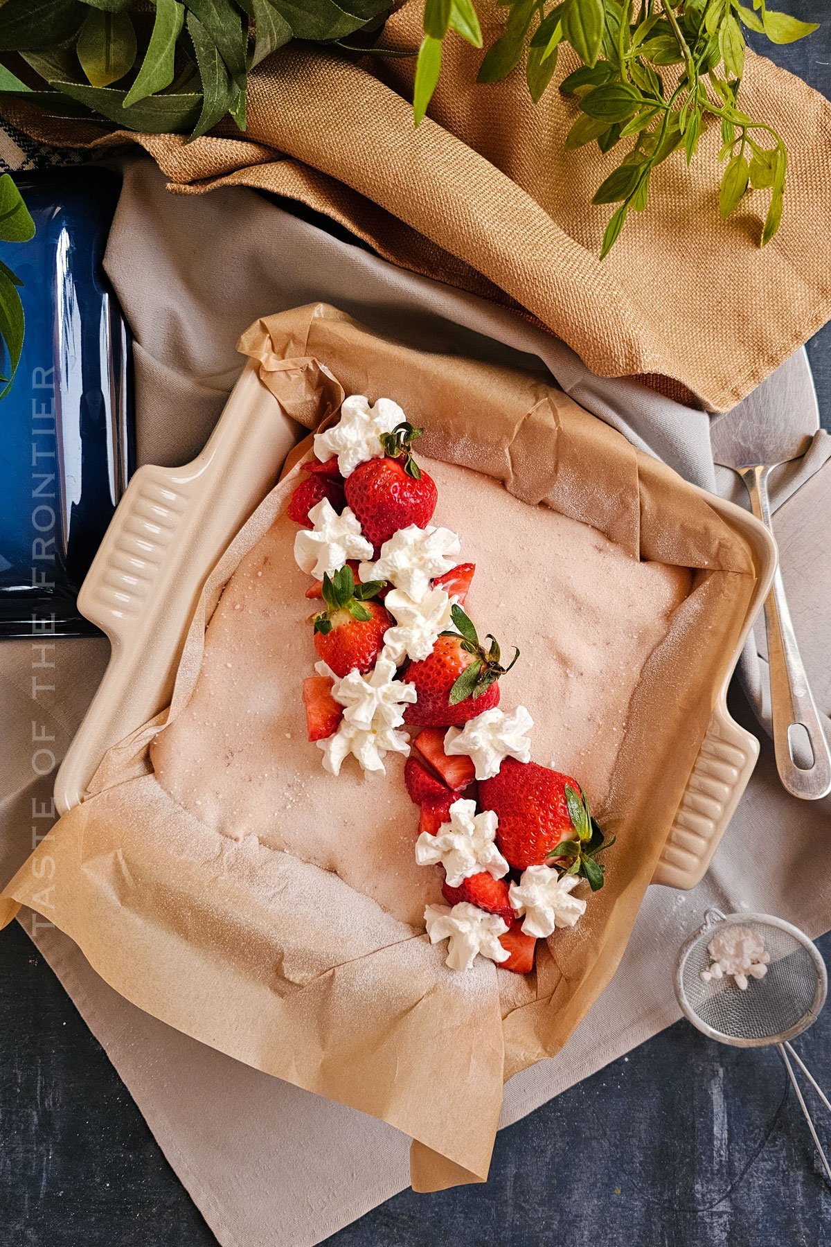 Strawberry Cloud Cake