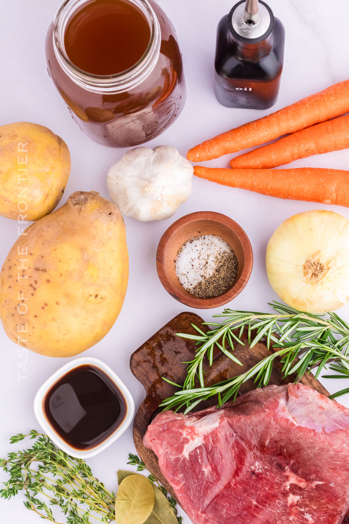 Dutch Oven Pot Roast ingredients