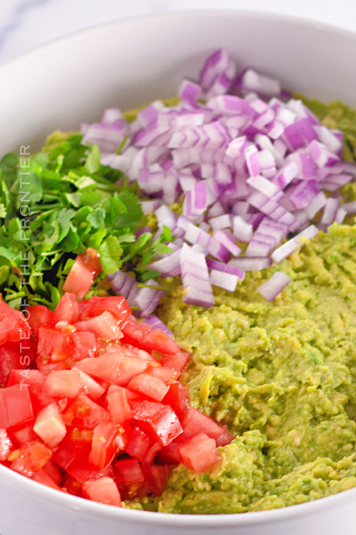 mashed avocado with mix-ins