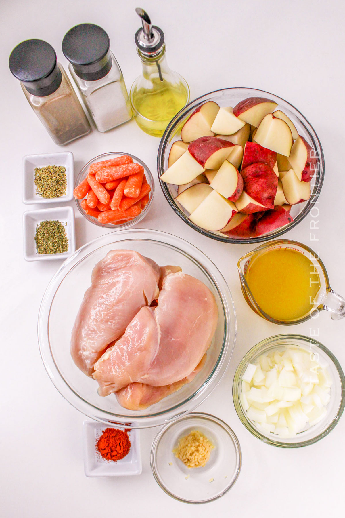 Slow Cooker Chicken and Potatoes ingredients