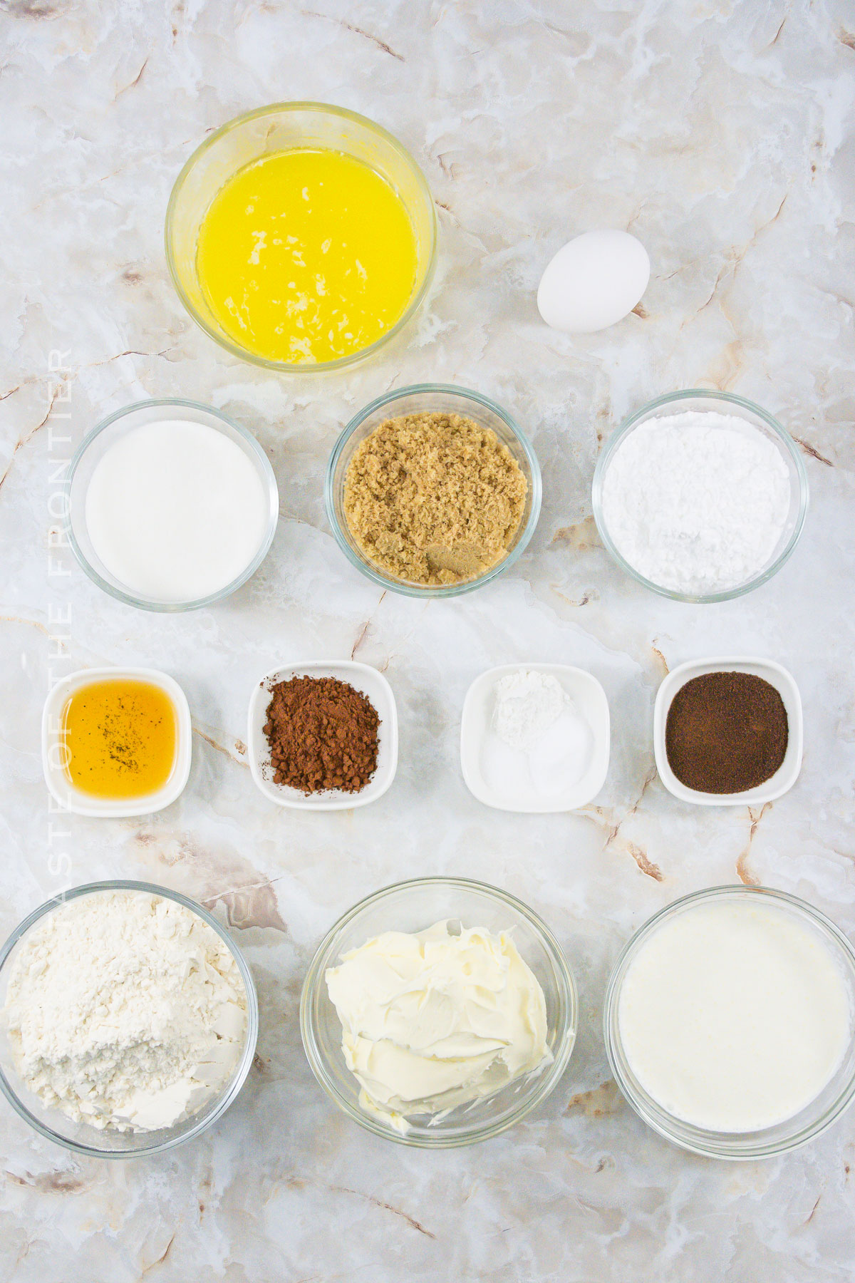 Tiramisu Cookie ingredients