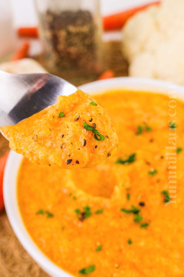 Carrots and Cauliflower Soup Yummi Haus