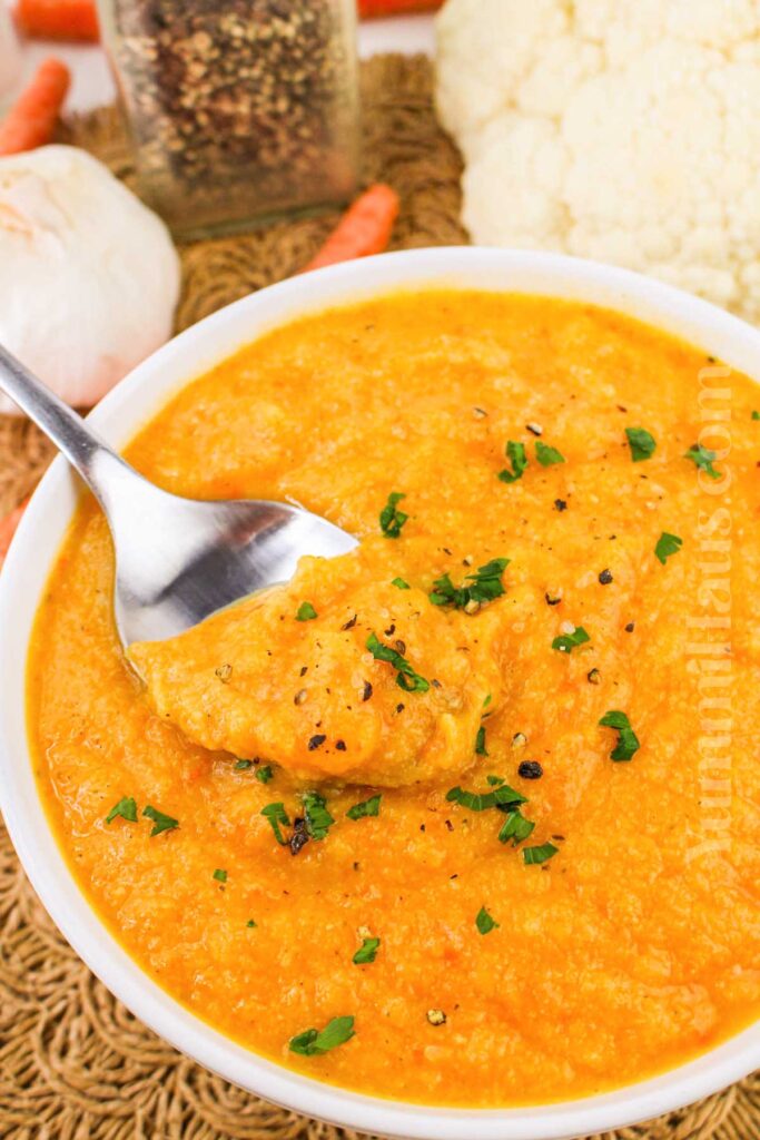 Carrots and Cauliflower Soup recipe