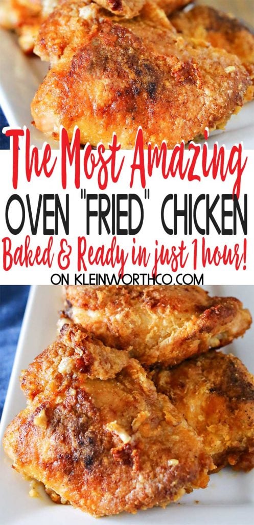 One Hour - Oven Fried Chicken