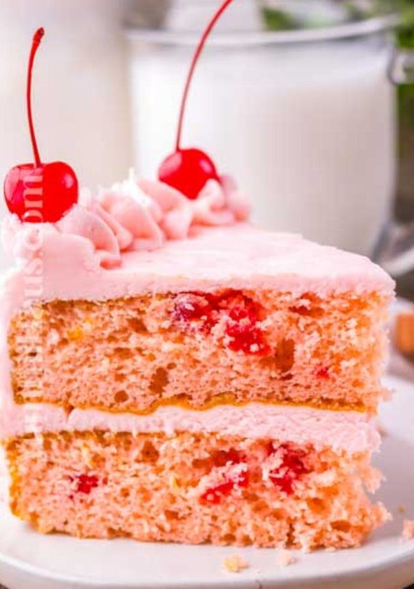 Cherry Chip Cake