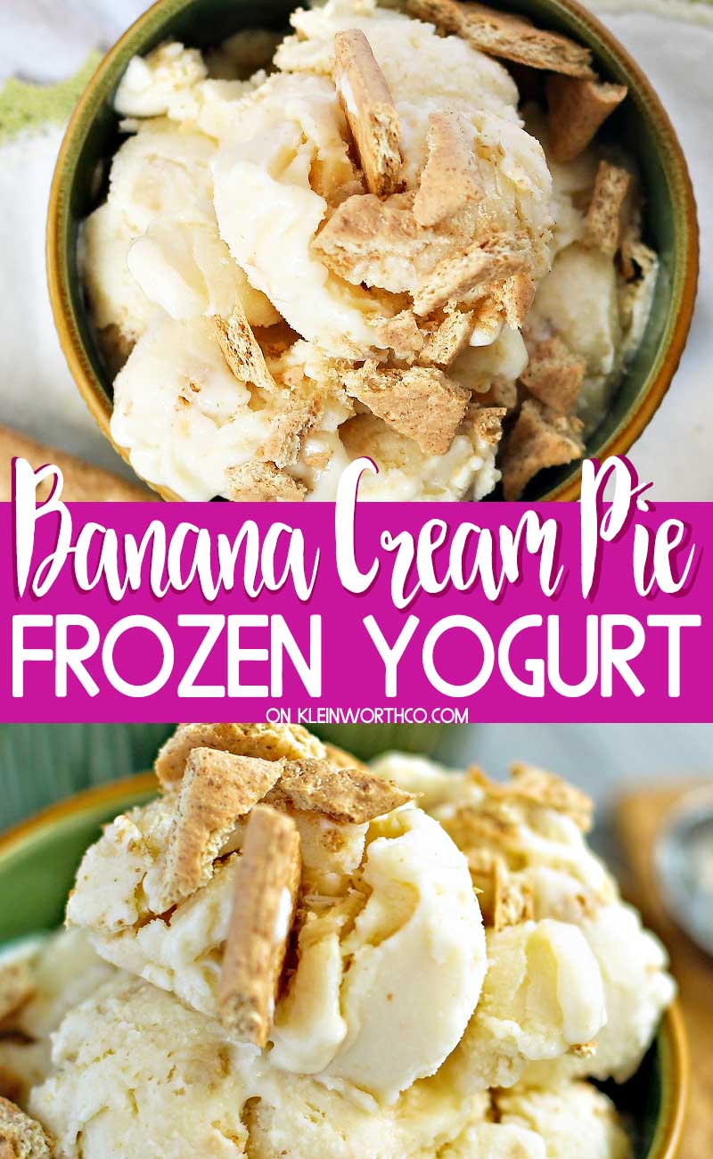 Banana Cream Pie Frozen Yogurt