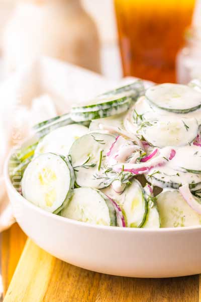 Creamy Cucumber Salad