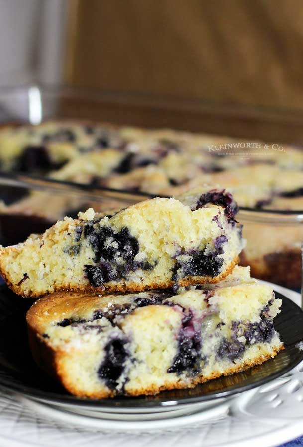 snack cake recipe - Blueberry Pie Coffee Cake