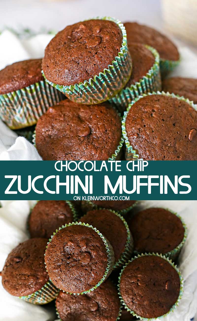 Chocolate Zucchini Muffins