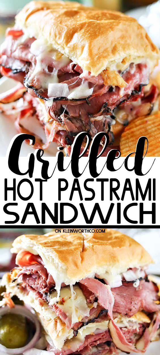 Grilled Hot Pastrami Sandwich