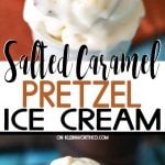 Salted Caramel Pretzel Ice Cream