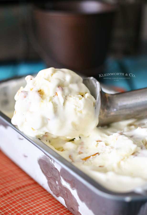 how to make Salted Caramel Pretzel Ice Cream