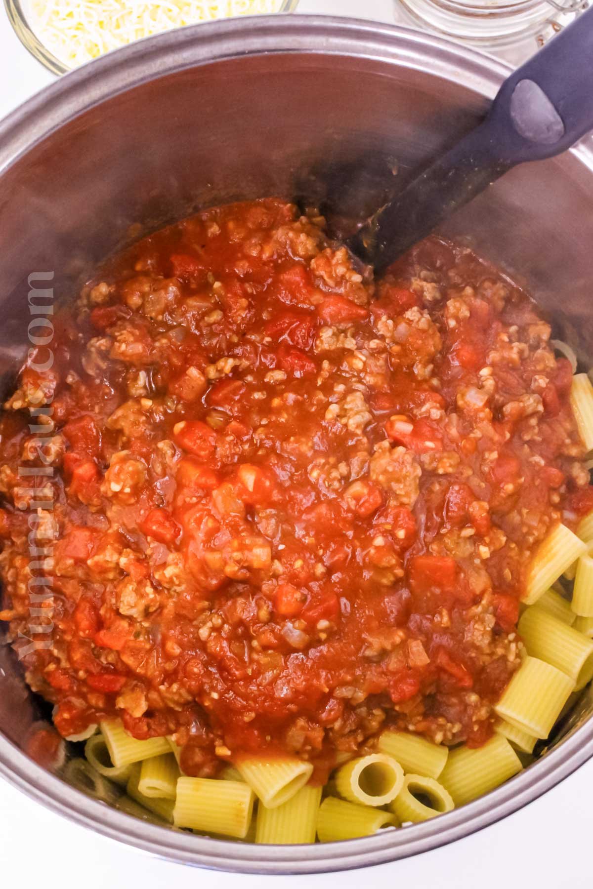 how to make Baked Rigatoni with Sausage