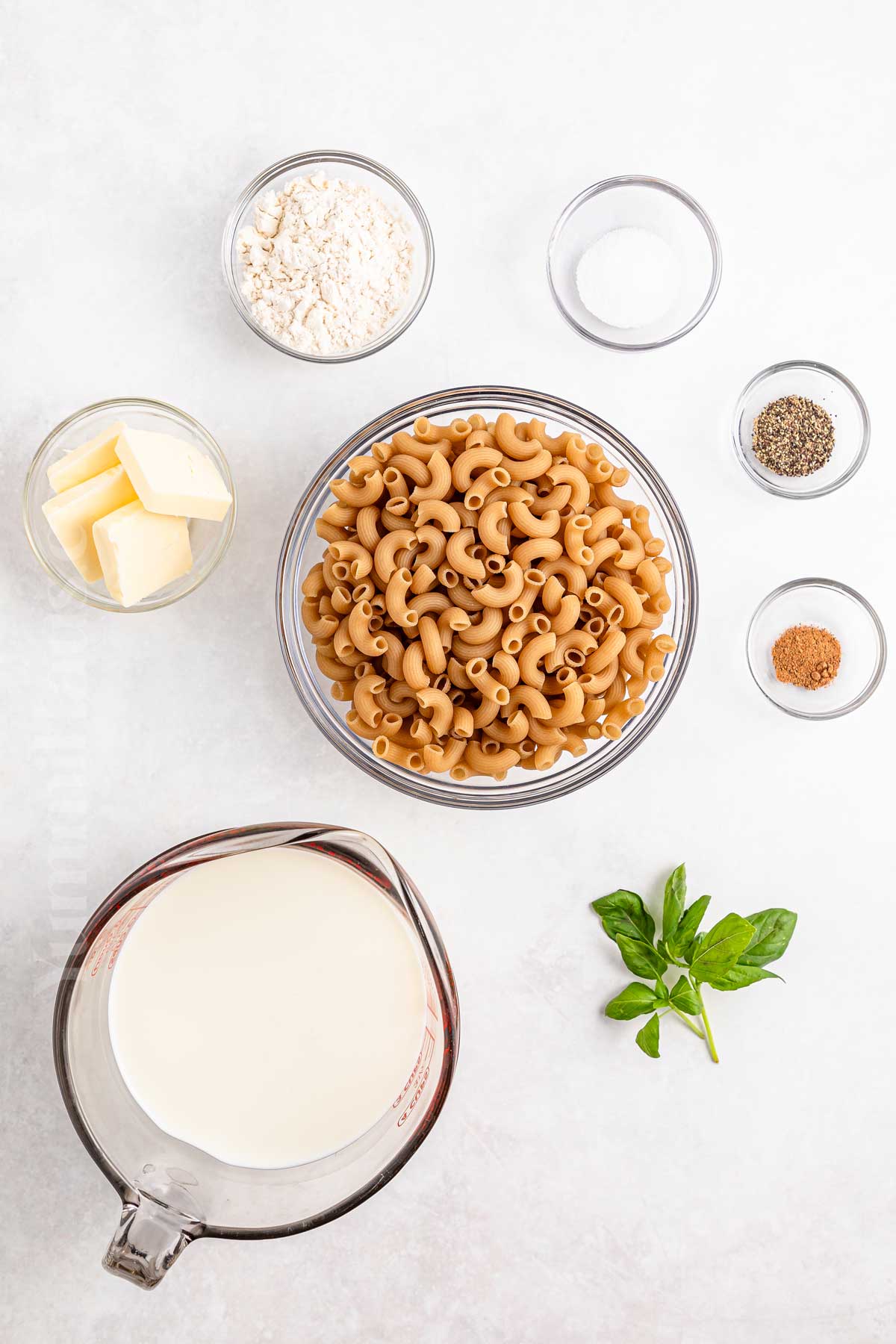Béchamel Sauce ingredients