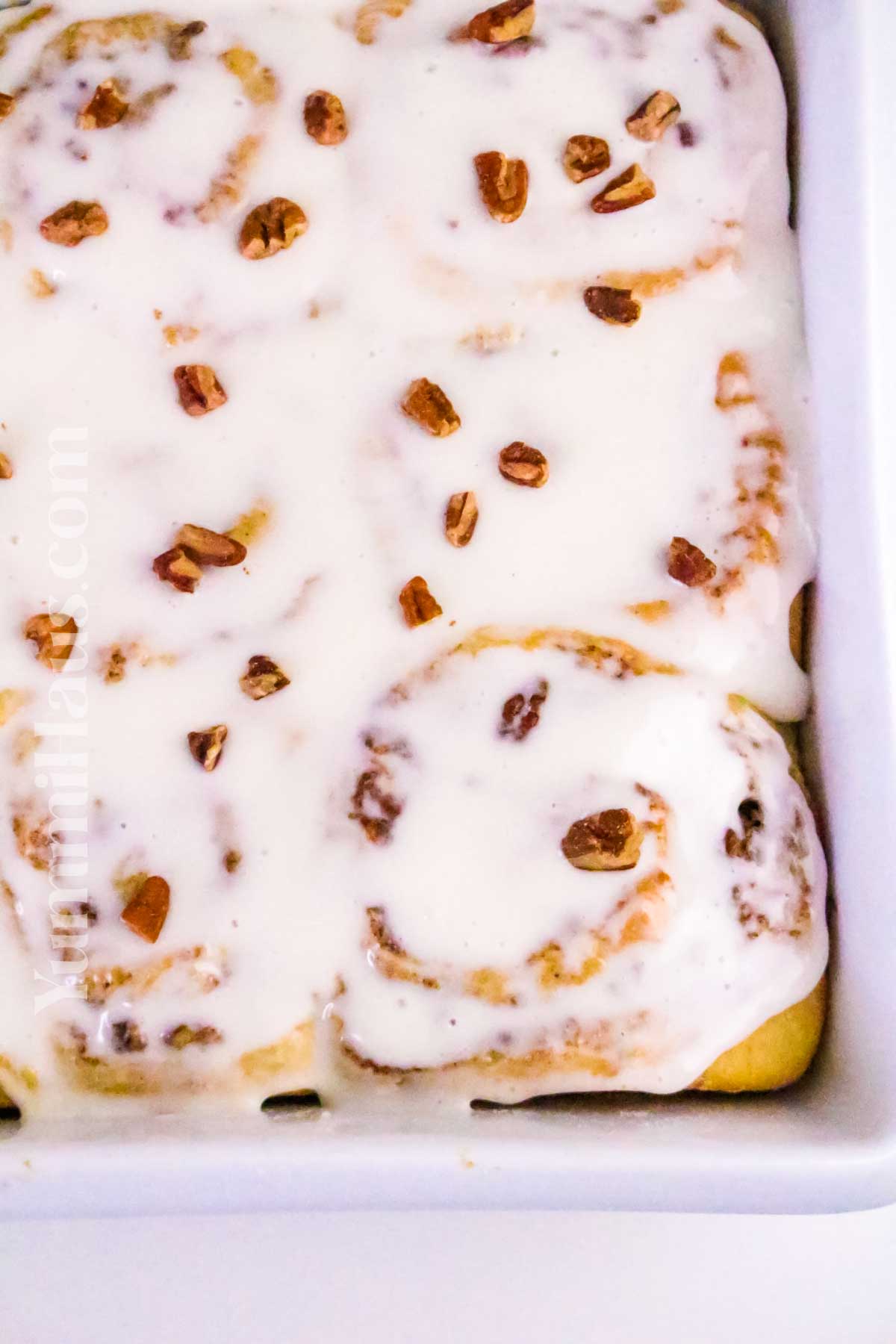glazed cinnamon rolls