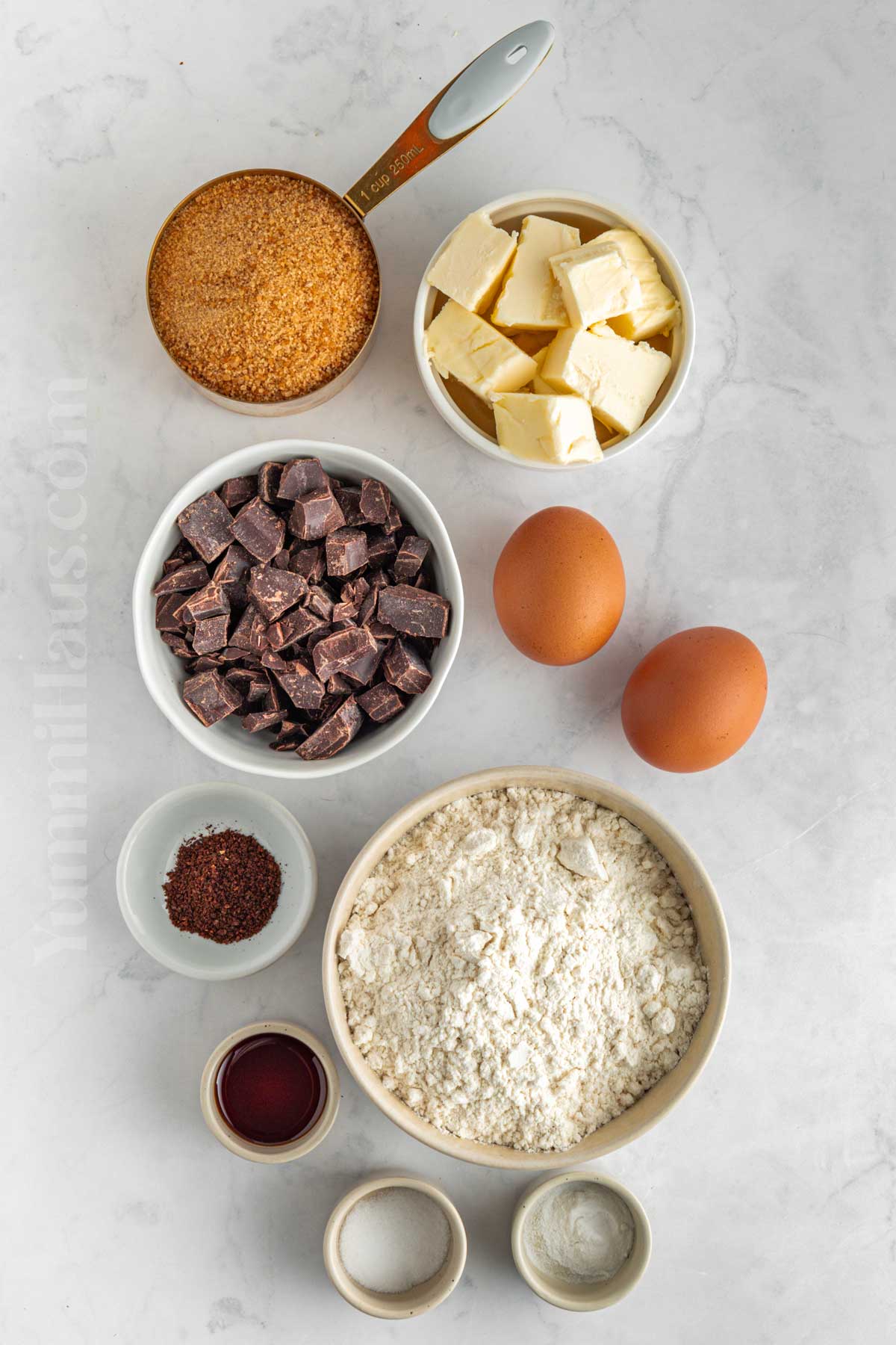 Brown Butter Chocolate Chip Cookie ingredients