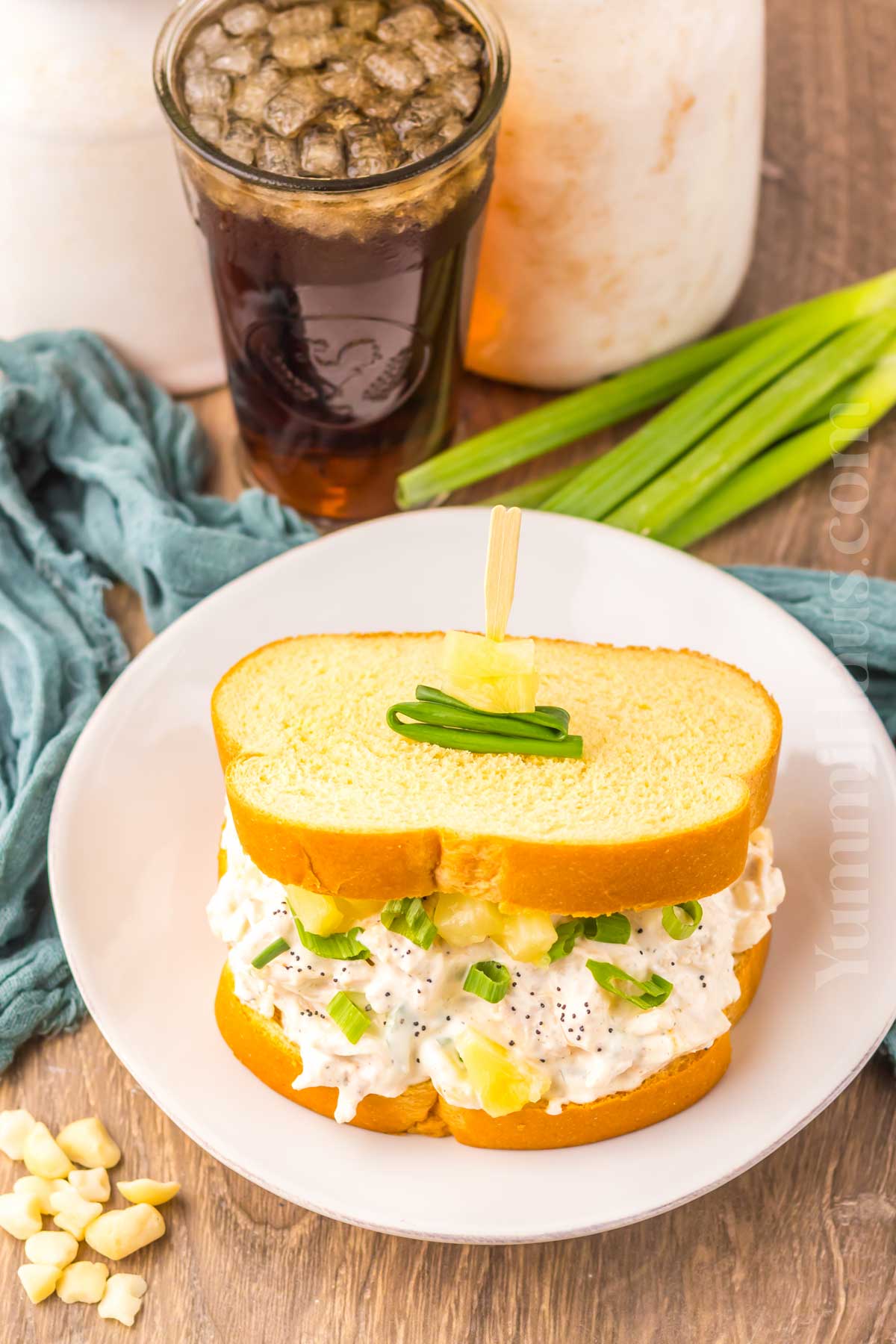 side salad sandwich for lunch