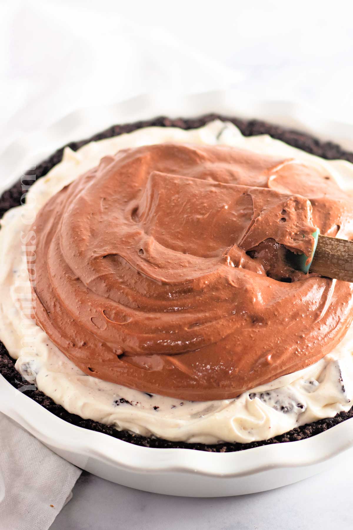making the cream layers