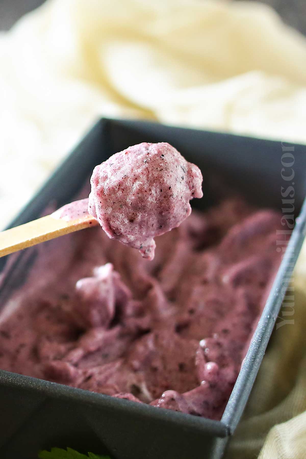 Blueberry Ice Cream recipe