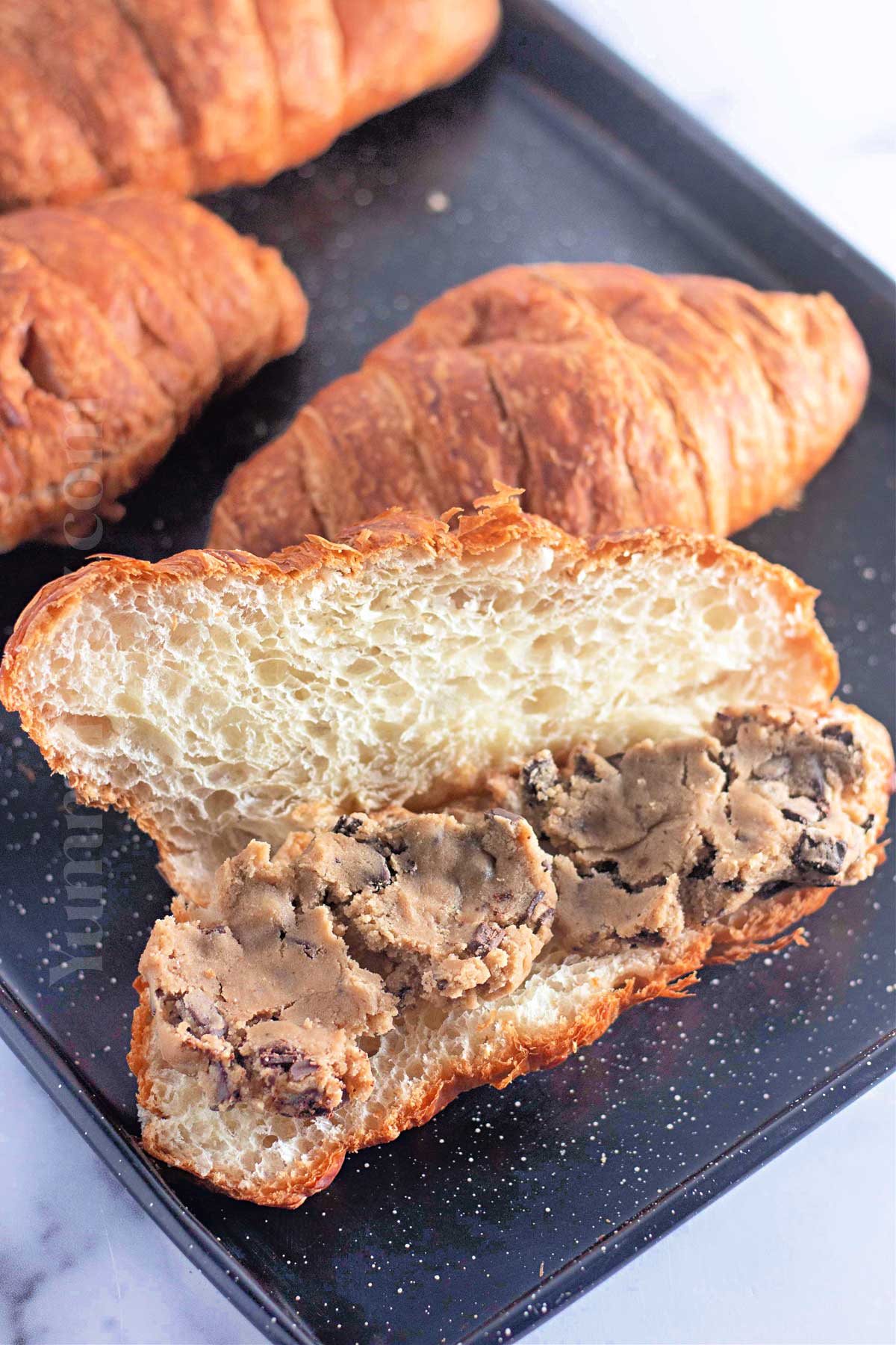 how to make Cookie Croissant or Le Crookie