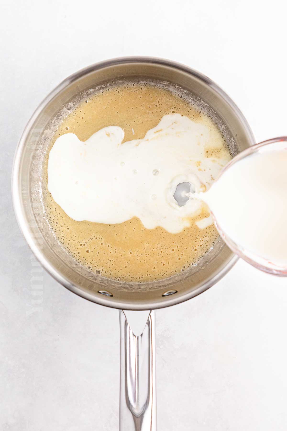making the roux
