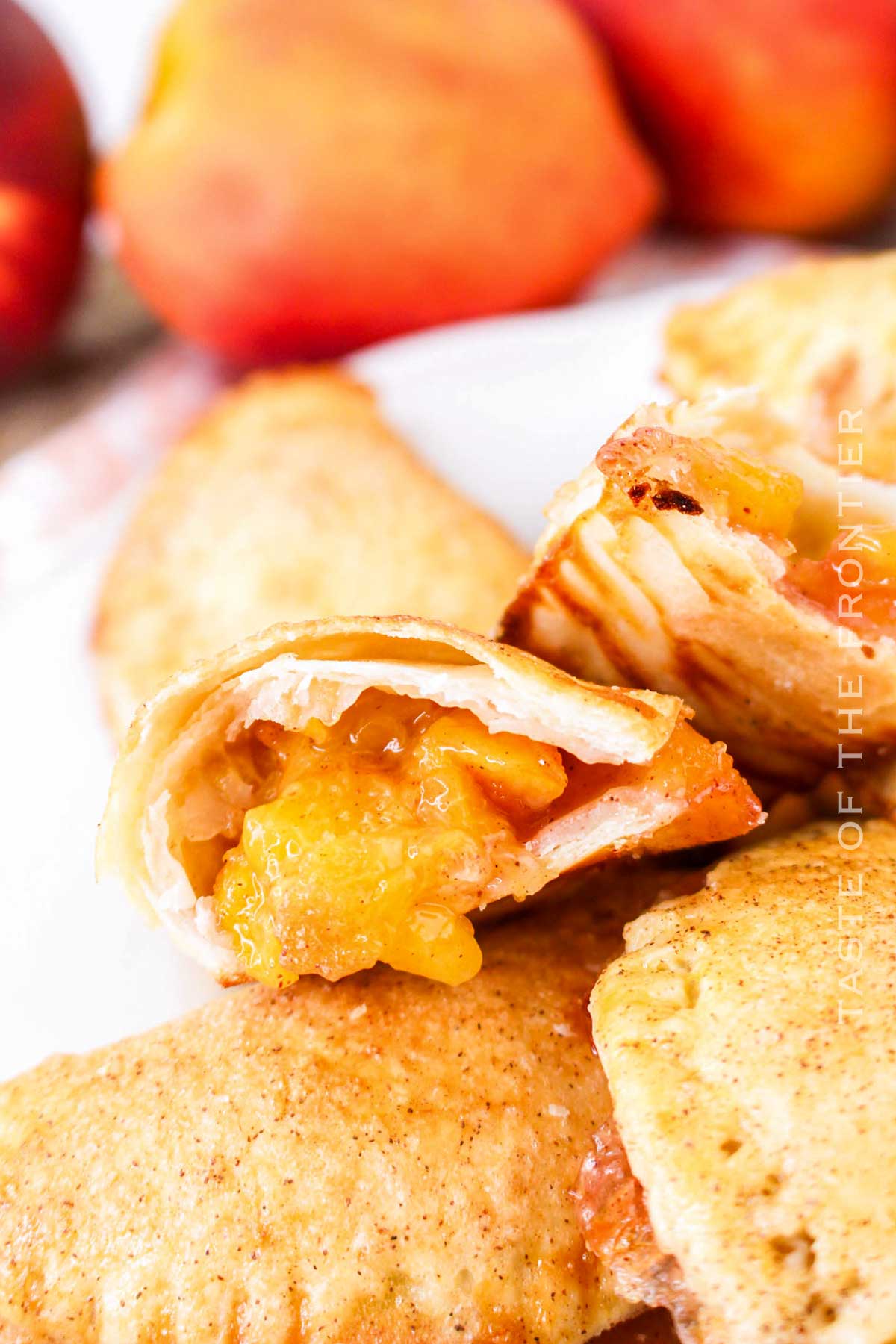 fall treat with peaches