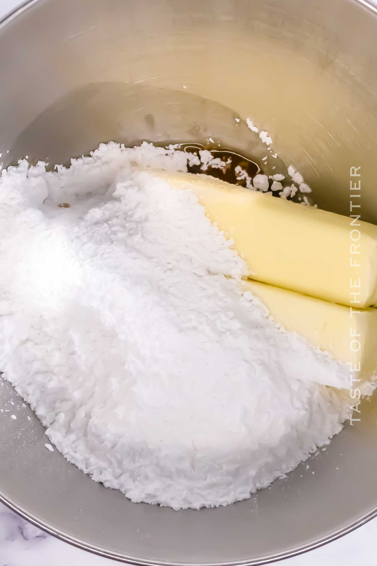 making a frosting board