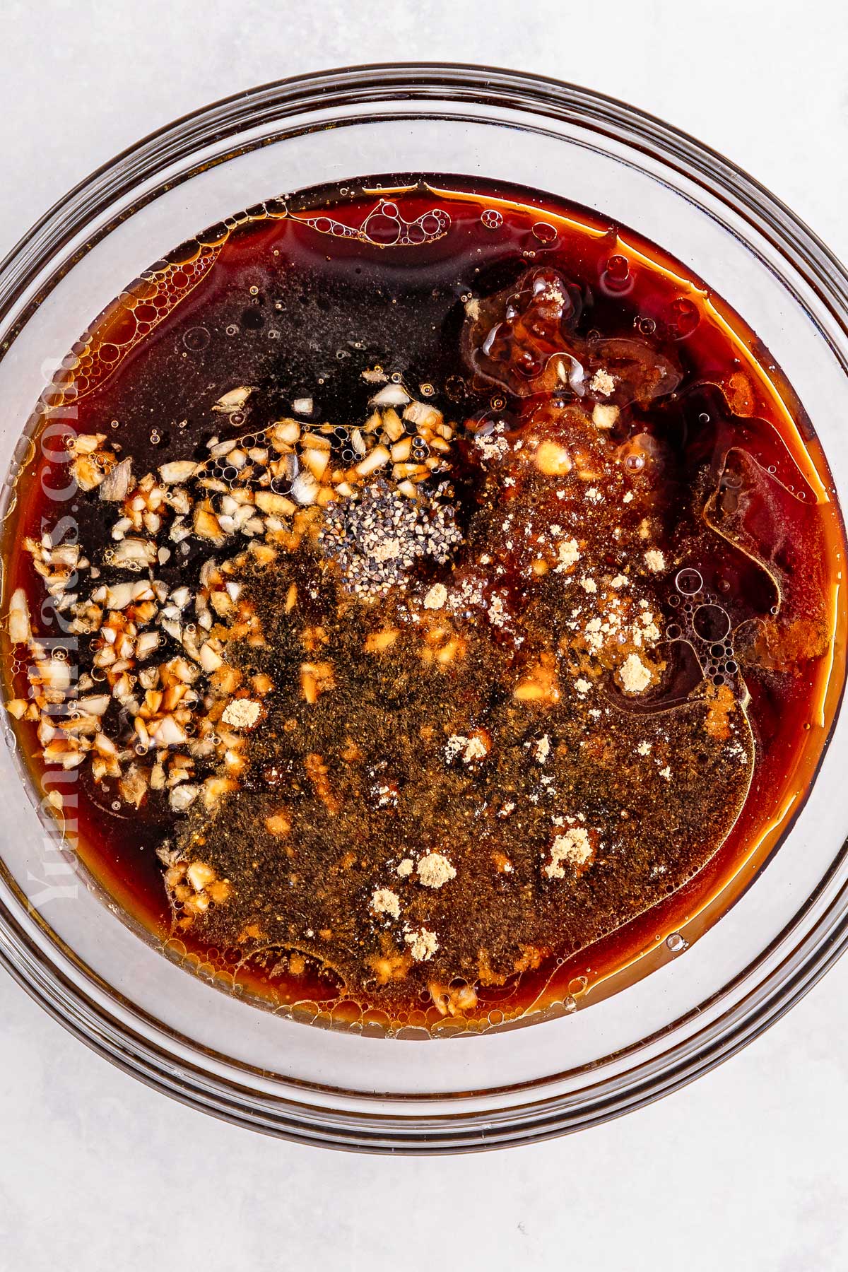 making the sauce