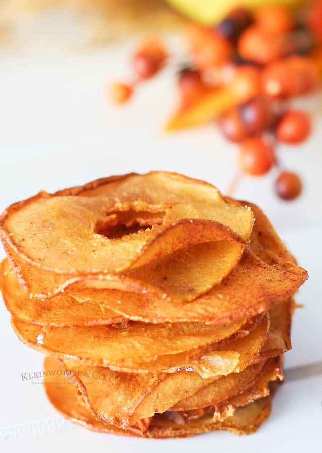 dried pear slices - Cinnamon Pear Chips