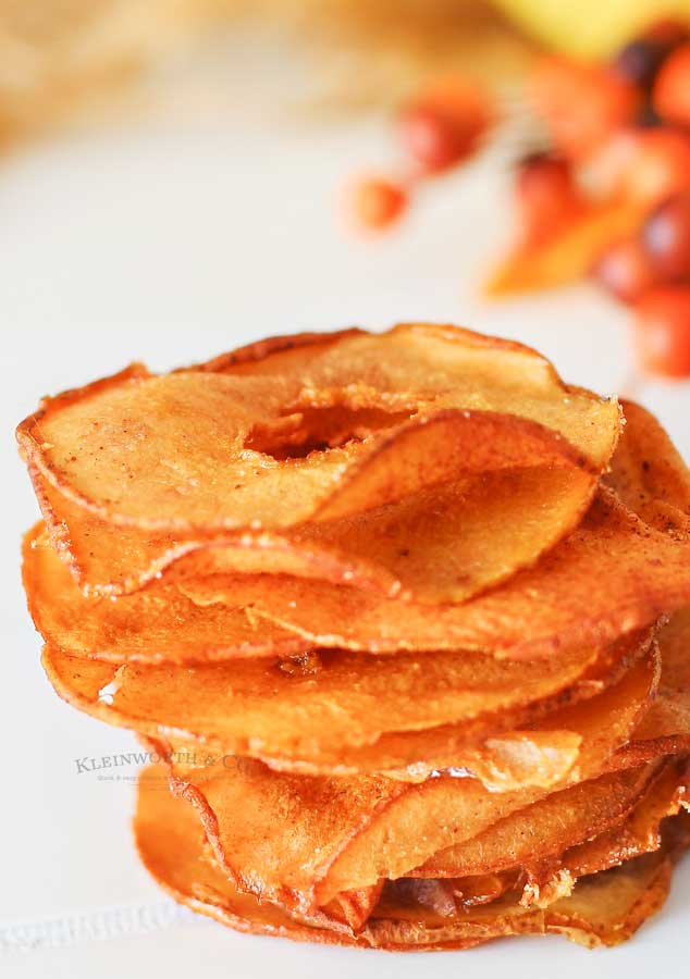 how to make Cinnamon Pear Chips