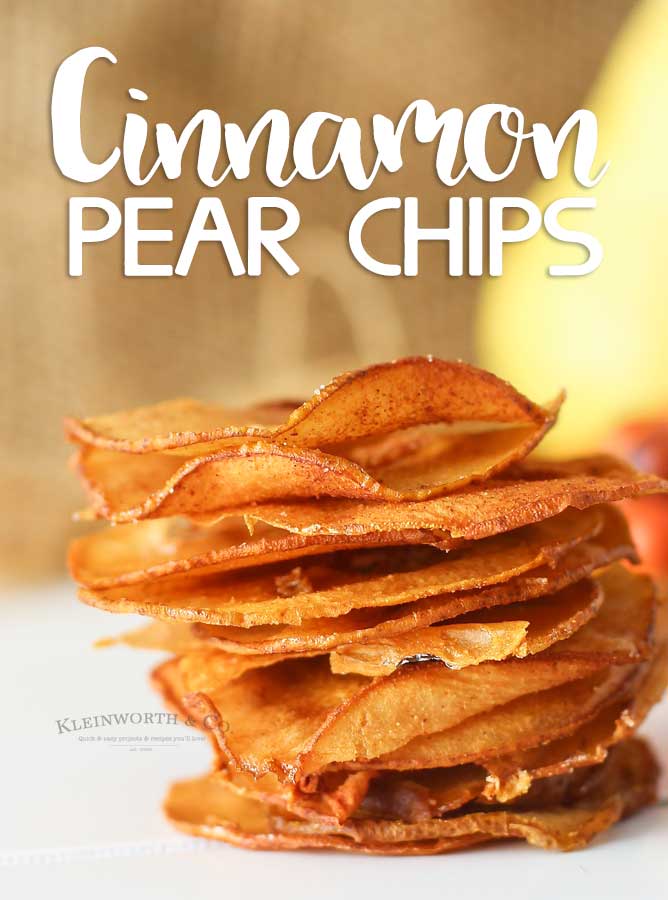 Cinnamon Pear Chips