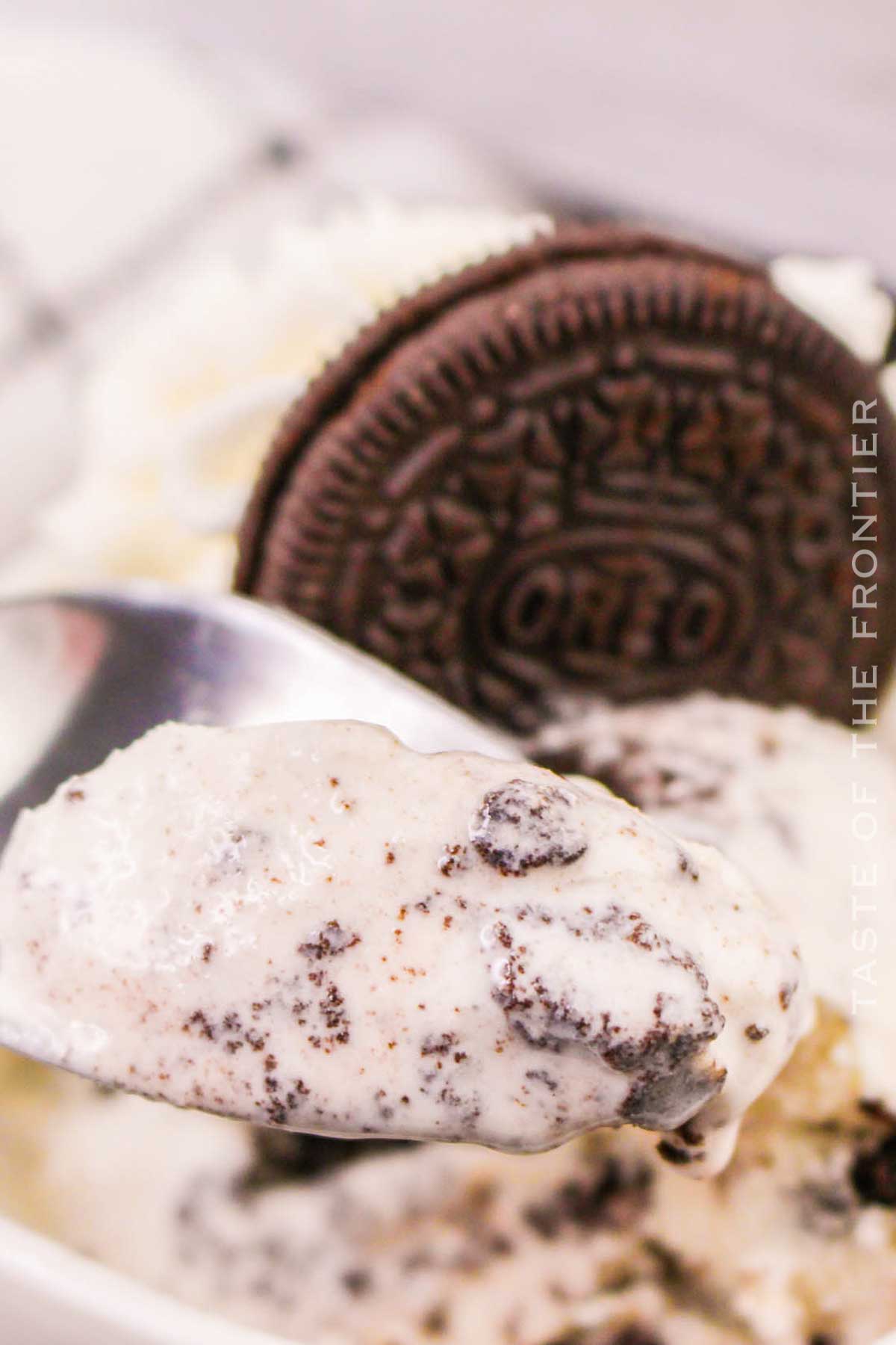 homemade Oreo ice cream