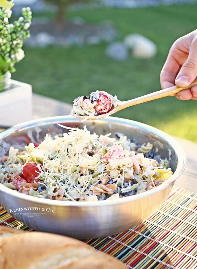 potluck recipe - Parmesan Ranch Pasta Salad