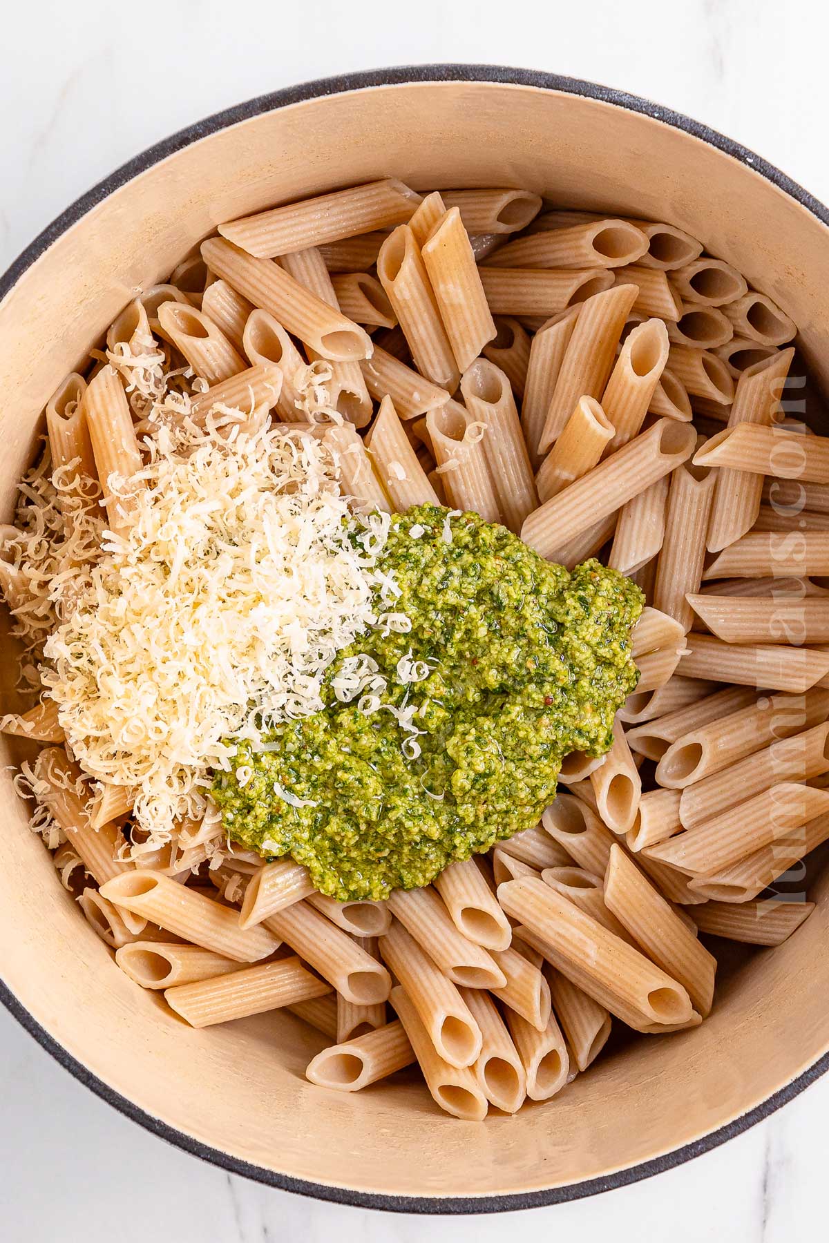 how to make Pasta al Pesto