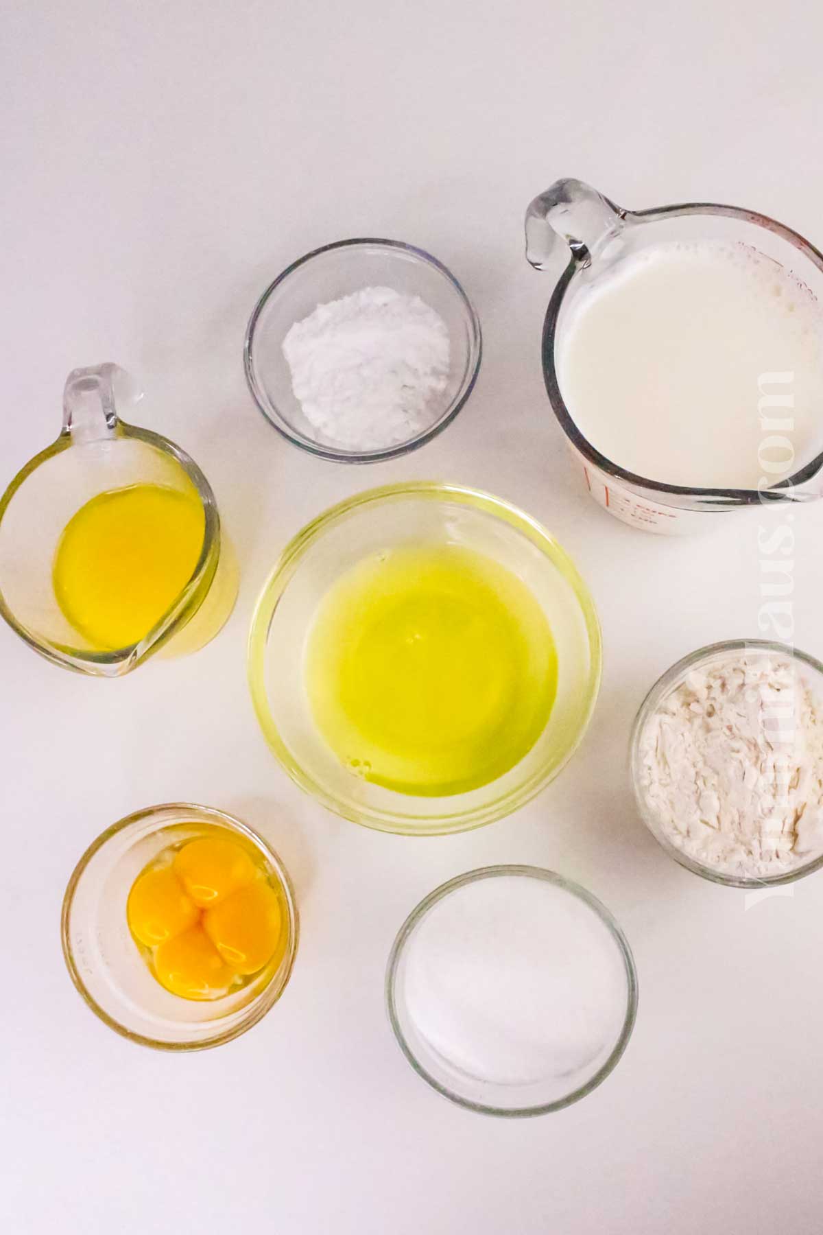 Custard Cake ingredients