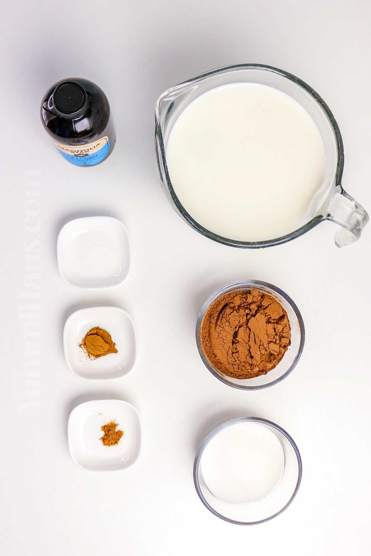 Mexican Hot Chocolate ingredients