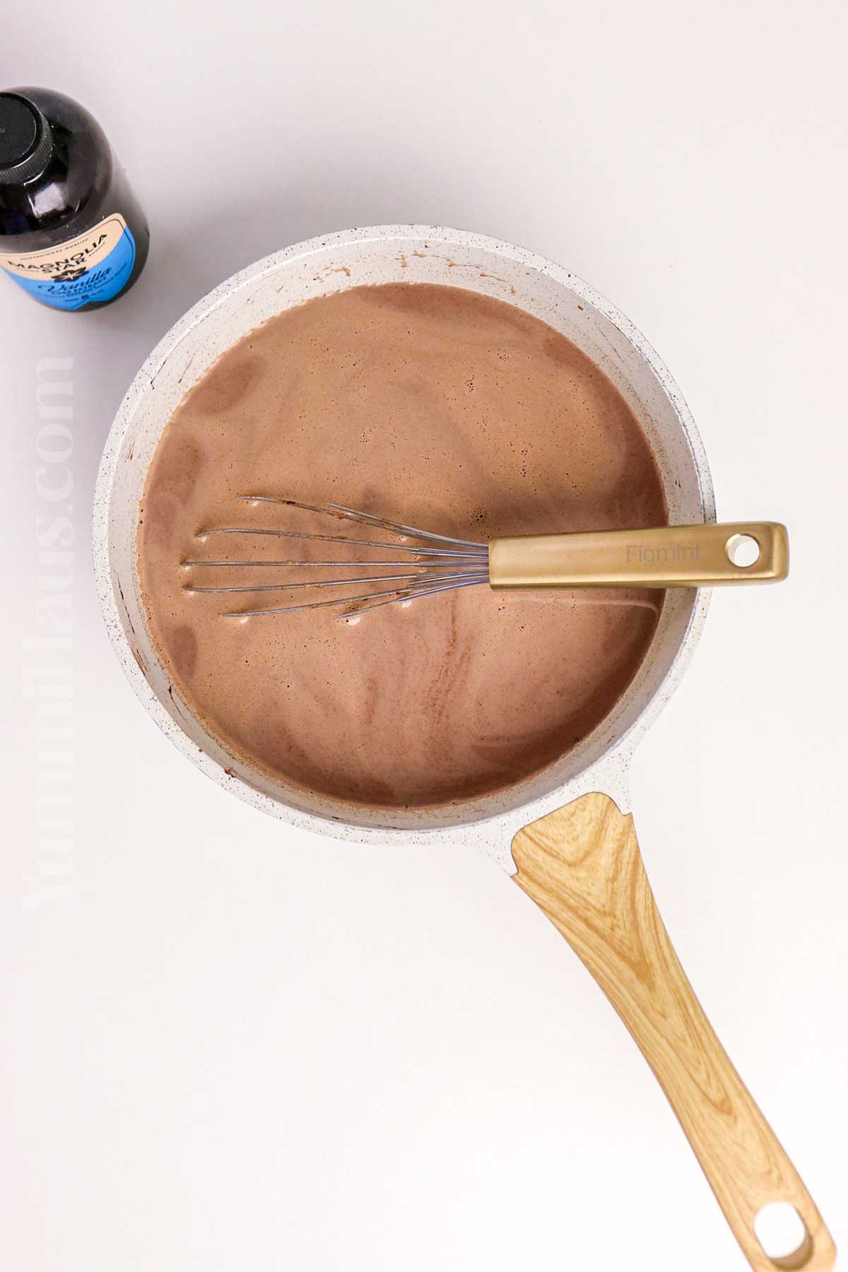 making stovetop Hot Chocolate