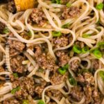Mongolian Ground Beef Noodles