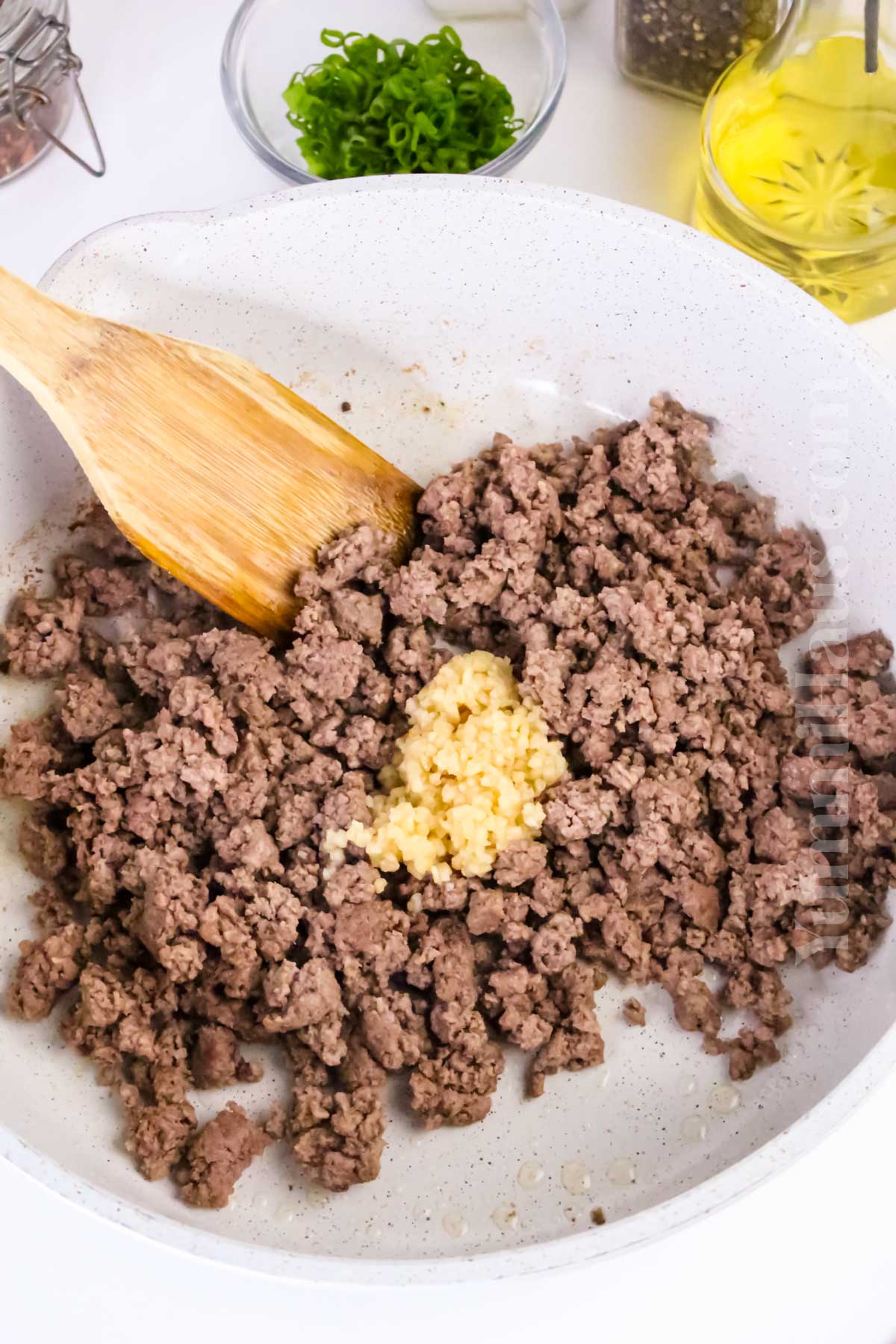 browning the beef