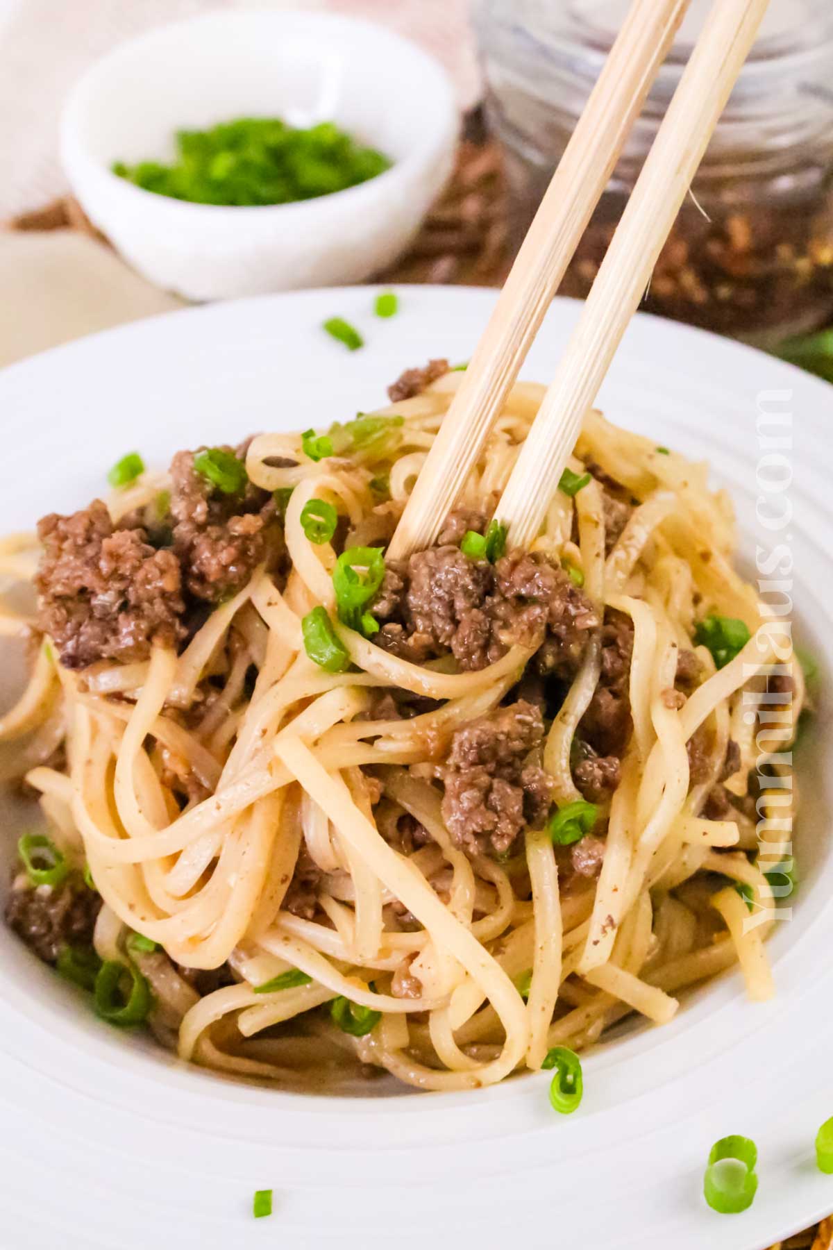 ground beef and pasta meal