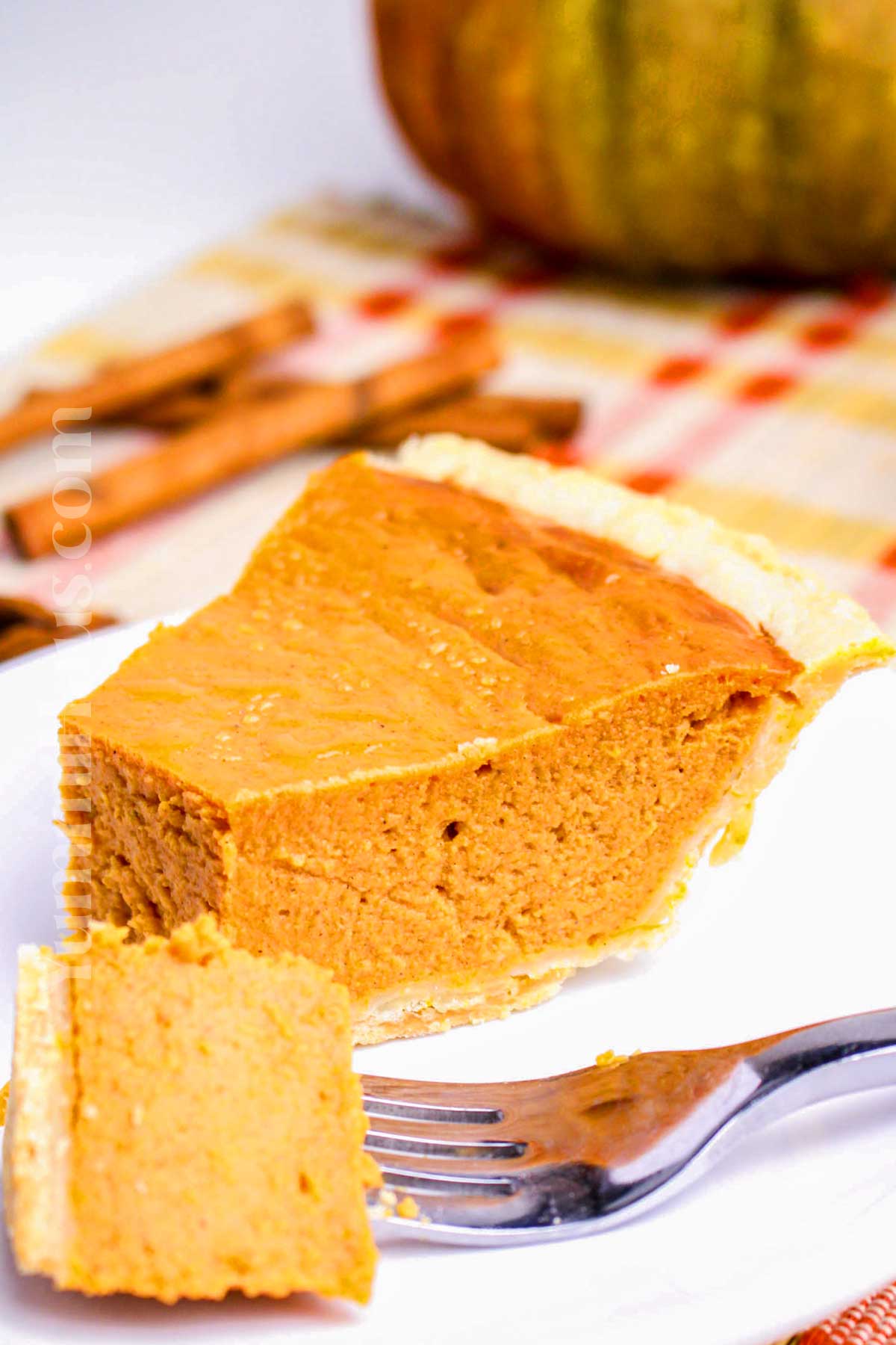 slice of Thanksgiving pie