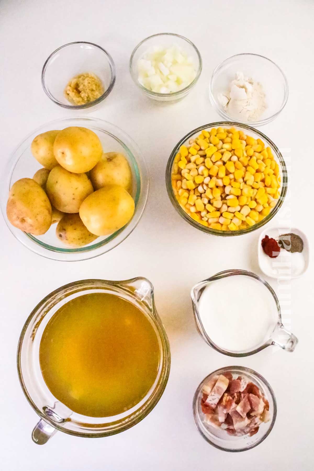 Sweet Corn Soup ingredients