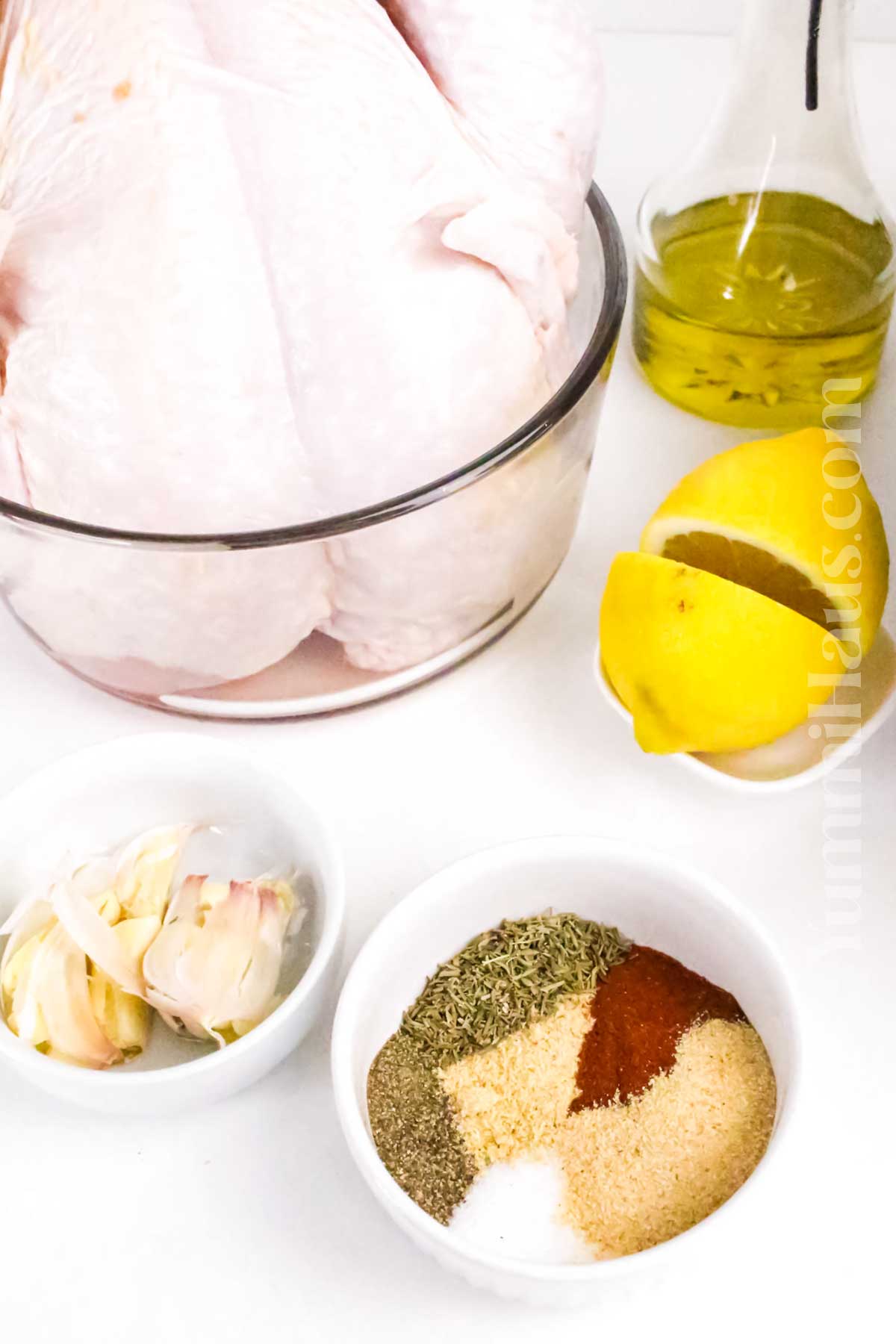 seasoning the chicken