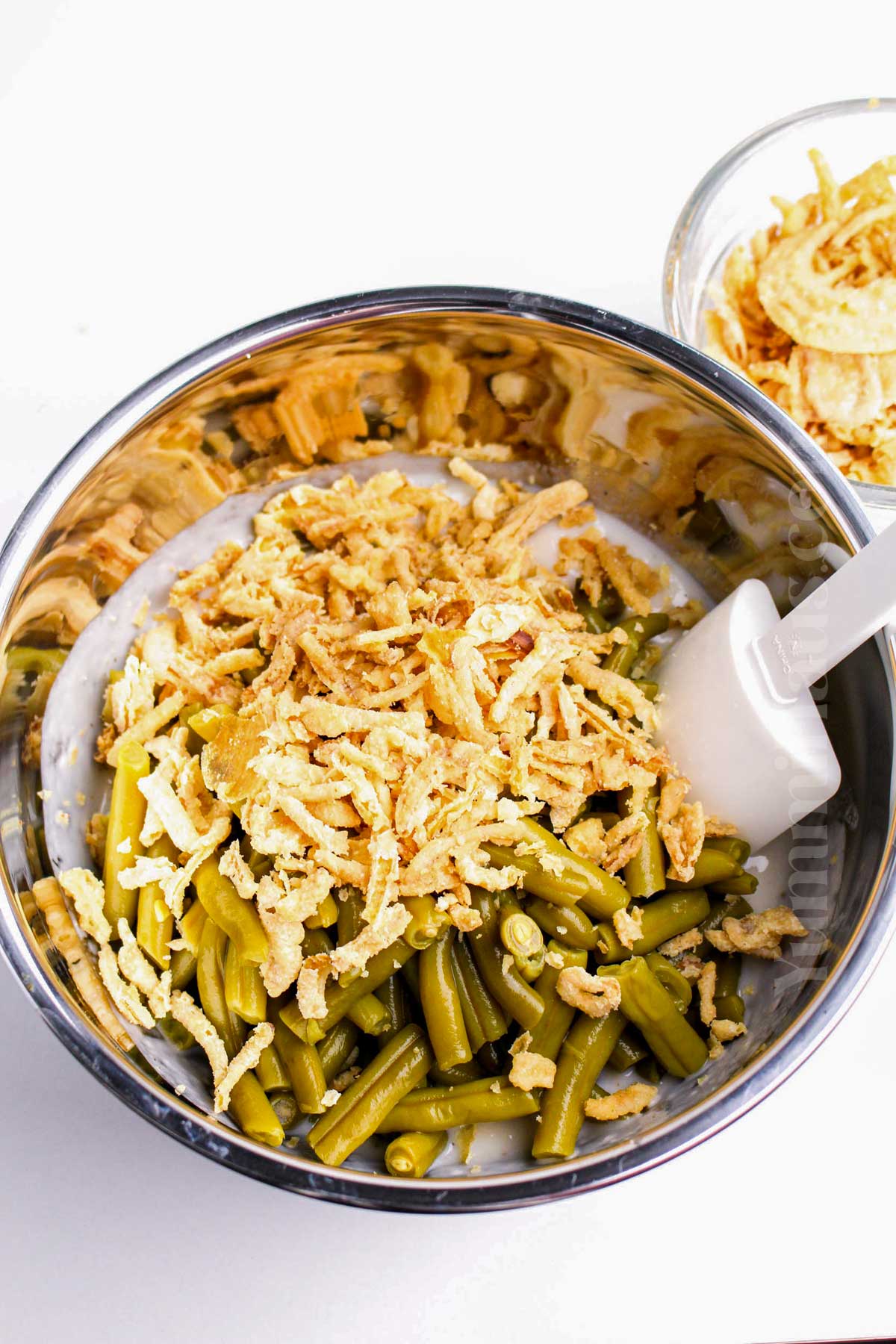 how to make Green Bean Casserole - Frenches