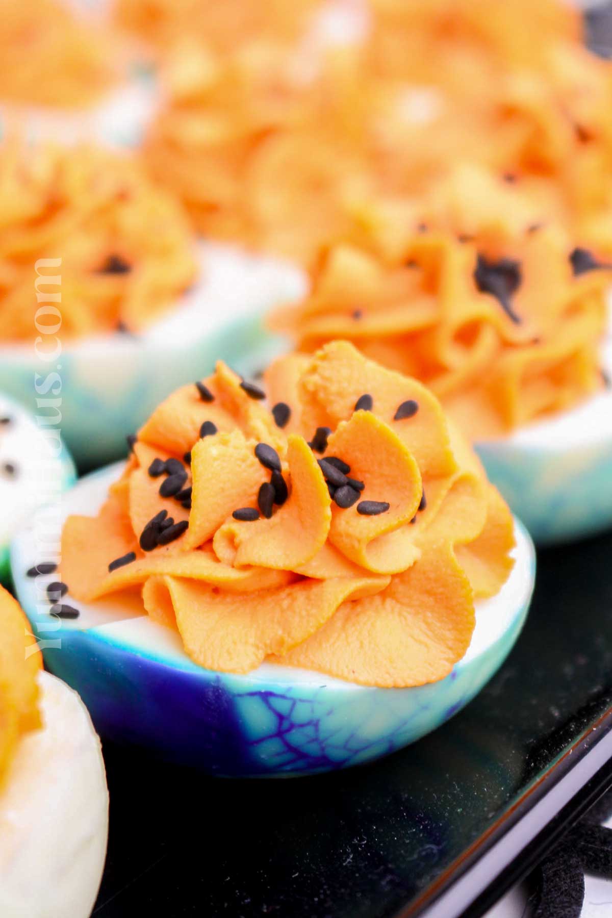 Halloween Deviled Eggs